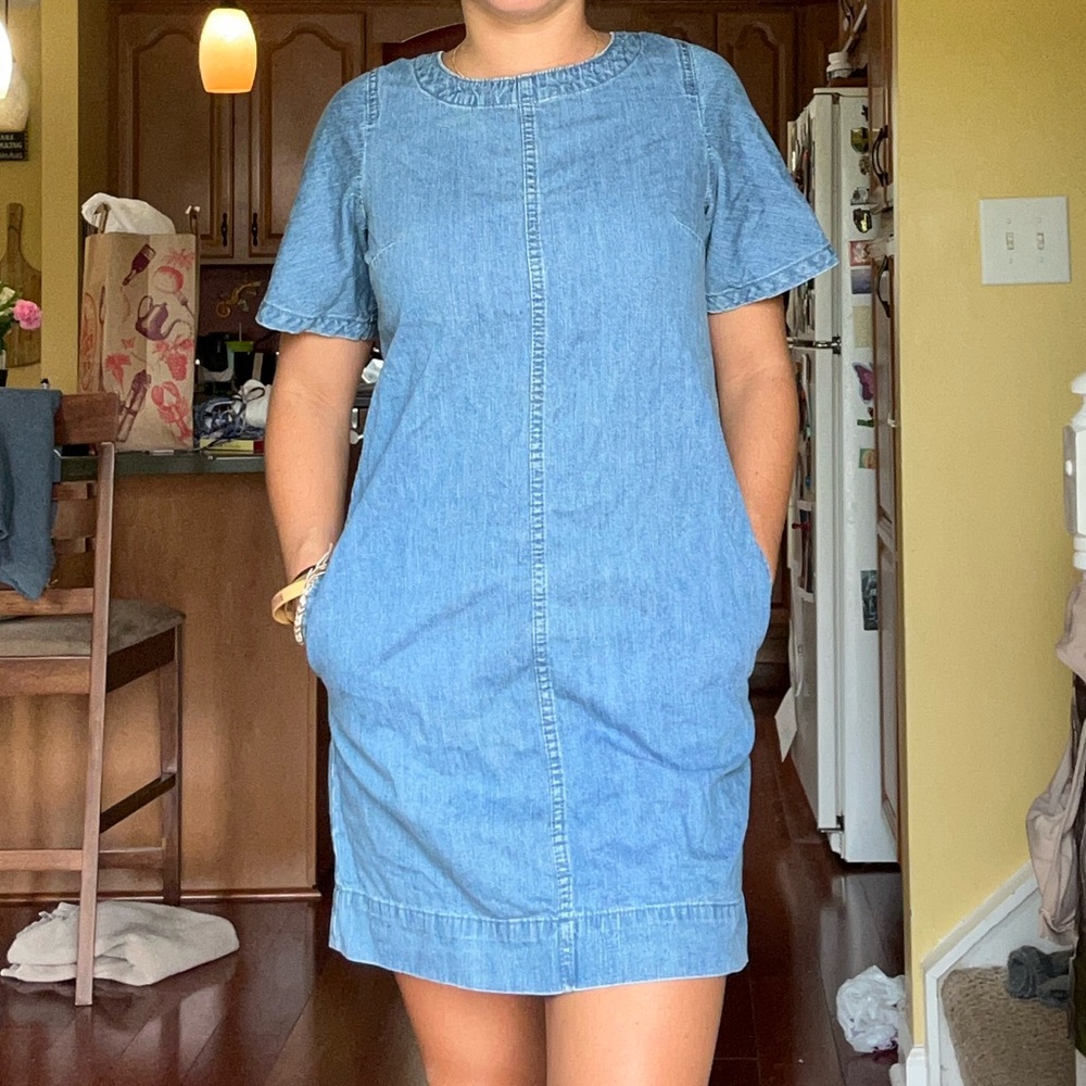 J. Crew denim dress